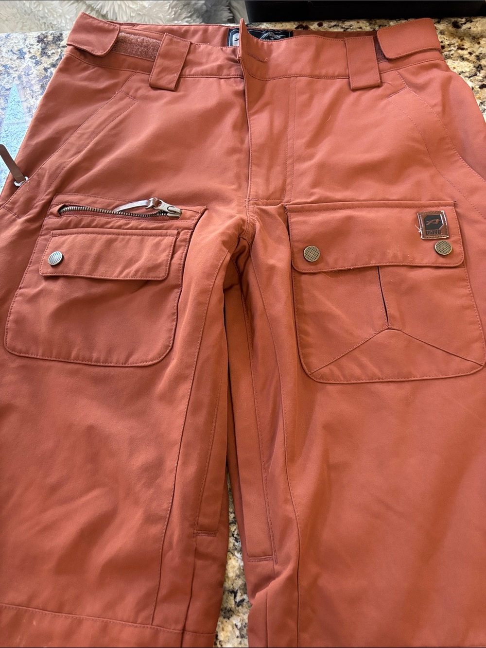 Orage Rust-Orange Women’s Ski Pants